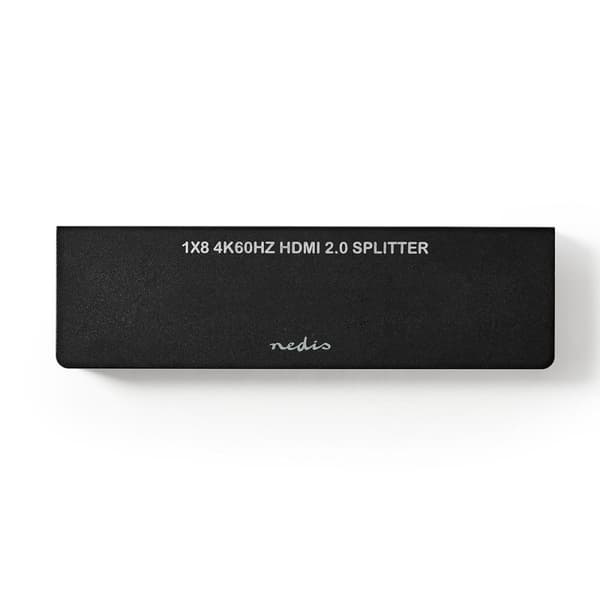 Nedis HDMI ™ Splitter | 8-Port port(s) | HDMI™ ingång | 8x HDMI™ Utgång | 4K@60Hz | 18 Gbps | Metall | Antracit