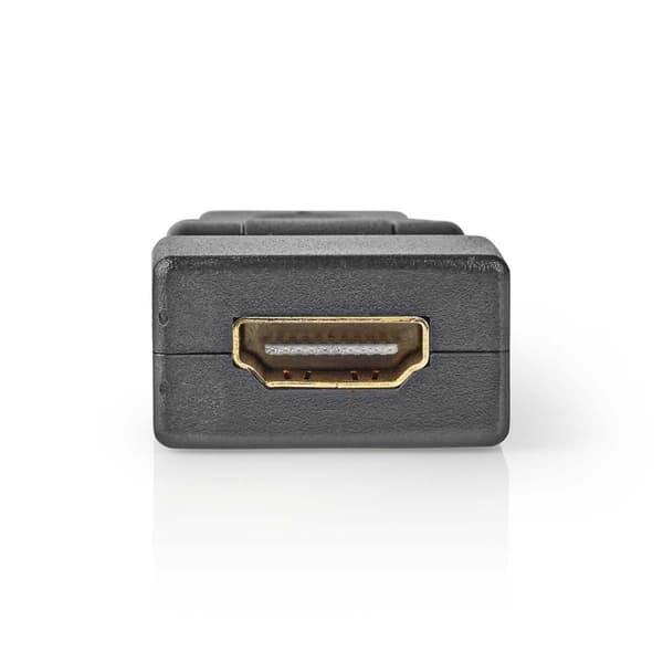 Nedis HDMI™ Adapter | HDMI ™ -kontakt | HDMI™ Output | Gull belagt | Vribar | ABS | Sort | 1 stk. | Konvolutt