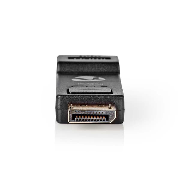 Nedis DisplayPort adapter | DisplayPort Han | HDMI ™ -udgang | 1080p@60Hz | Nikkelplateret | Lige | Runde | ABS | ABS | Sort | Box