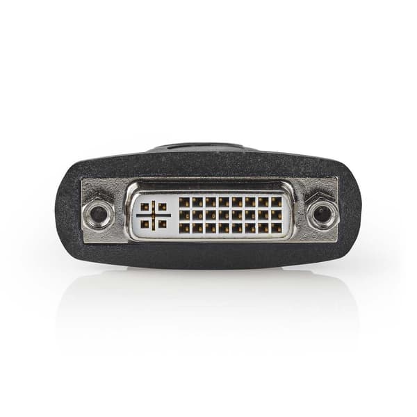Nedis HDMI™ Adapter | HDMI ™ -inngang | DVI-D 24+1-Pins Hun | Nikkel belagt | Rett | ABS | Sort | 1 stk. | Boks