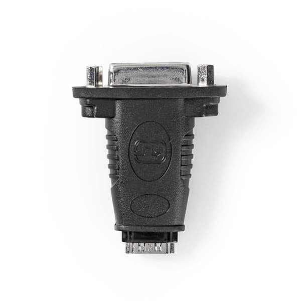 Nedis HDMI™ Adapter | HDMI ™ -inngang | DVI-D 24+1-Pins Hun | Nikkel belagt | Rett | ABS | Sort | 1 stk. | Boks