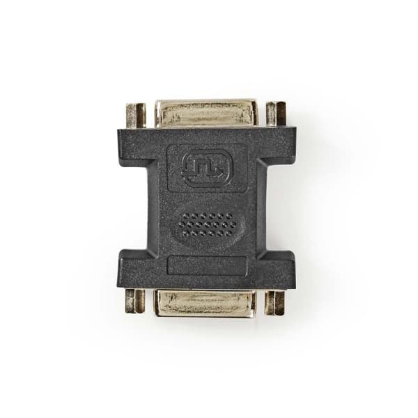 Nedis DVI-adapter | DVI-I 24+5-Pins Hun | DVI-I 24+5-Pins Hun | Nikkelplateret | Lige | PVC | Sort | Plastikpose