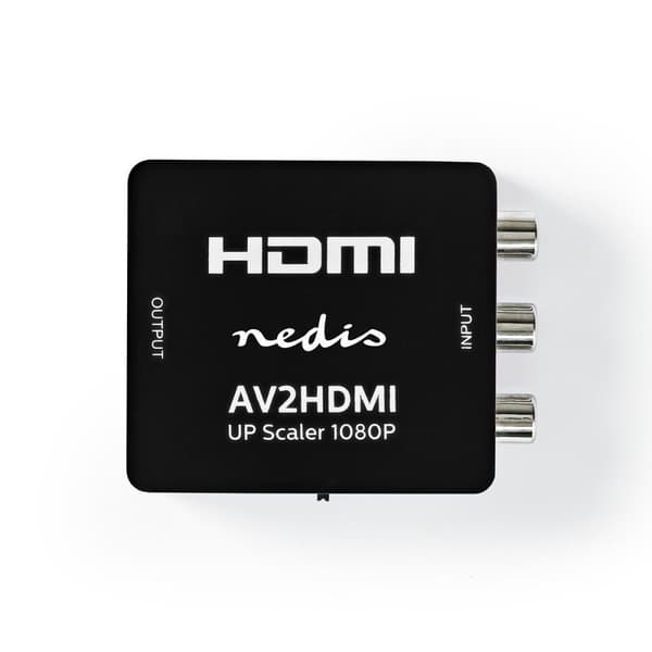 Nedis HDMI ™ Converter | 3x RCA Female | HDMI™ Utgang | 1-veis | 1080p | 1.65 Gbps | ABS | Antrasitt