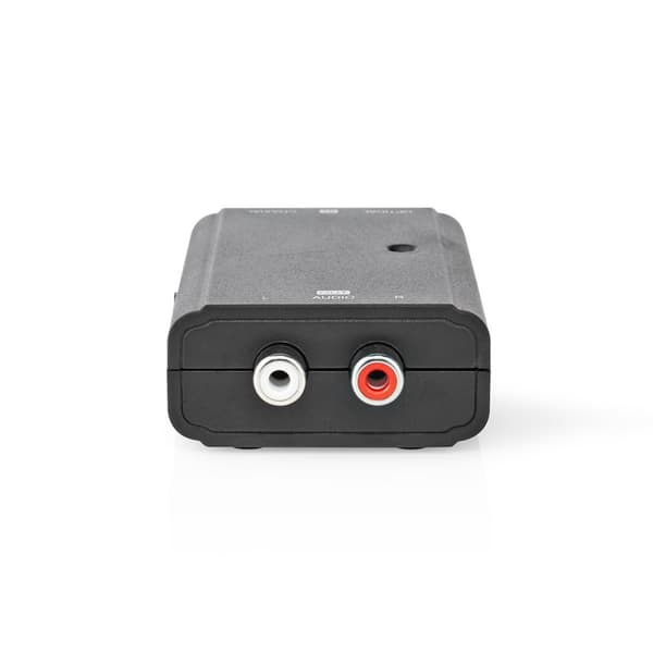 Nedis Digital Audio Converter | 2-veis | Koblingsinngang: 1x S/PDIF (RCA)Hun / 1x TosLink hun | Koblingsutgang: 2x RCA Hunn | ARC | Manuell | Sort