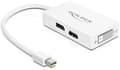 Miniatyrbild 2 av 2: DeLOCK Mini DisplayPort till DVI/HDMI/DisplayPort, 0,1, vit (61768)