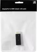 Miniatyrbild 3 av 3: DELTACO DisplayPort till HDMI adapter, 20-pin ha - ho (DP-HDMI)