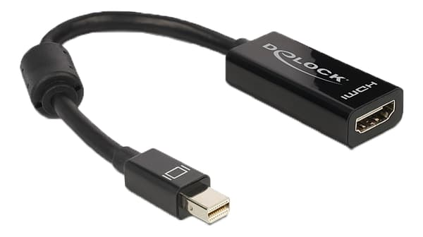DeLOCK Adapter mini Displayport 1.1 hann &gt; HDMI hunn Passiv