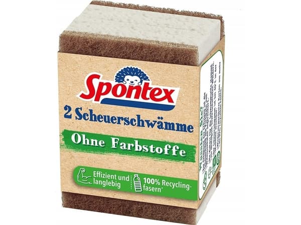 Spontex skursvampar utan färgämnen x2
