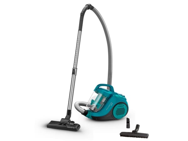 Rowenta Swift Power RO2932, 750 W, Cylinderdammsugare, Torr, Utan påse, 1,2 l, Cyklonisk Turkos