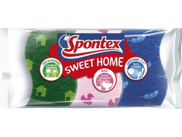 Spontex Spontex Spülschwamm Sweet Home x3