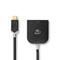Miniatyrbild 4 av 6: Nedis USB-C™ Adapter | USB 3.2 Gen 1 | USB-C™ Hane | VGA hona 15p | 1920x1200 | 0.20 m | Rund | Guldplaterad | PVC | Antracit | Window Box med Euro Lo