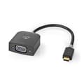 Miniatyrbild 5 av 6: Nedis USB-C™ Adapter | USB 3.2 Gen 1 | USB-C™ Hane | VGA hona 15p | 1920x1200 | 0.20 m | Rund | Guldplaterad | PVC | Antracit | Window Box med Euro Lo