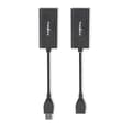 Miniatyrbild 3 av 4: Nedis USB-förlängare | USB 2.0 | 1x USB-A Hane | 1x RJ45 Female | 1x USB-A Hona | 1x RJ45 Female | 50 m | 480 Mbps | Nickelplaterad | Rund | PVC | Sva