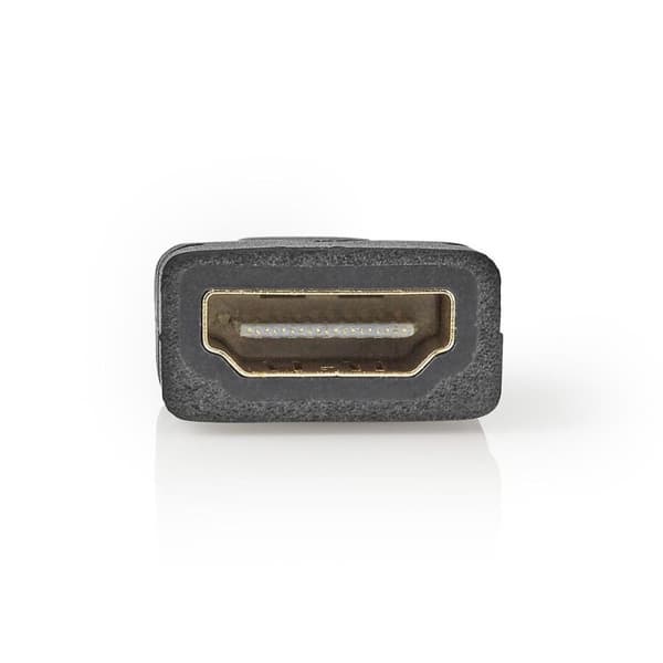 Nedis HDMI™ Adapter | HDMI™ Mini kontakt | HDMI™ Utgång | Guldplaterad | Rak | ABS | Svart | 1 st. | Blister