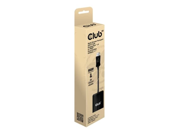 Club 3D Videoadapter DisplayPort / HDMI 20cm Svart