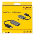 Miniatyrbilde 3 av 3: DeLOCK Active DisplayPort 1.4 to HDMI Adapter 8K with HDR function