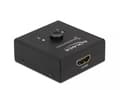 Miniatyrbild 3 av 4: DeLOCK 64072 HDMI 2 - 1-Switch dubbelriktad 4K 60 Hz kompakt, svart