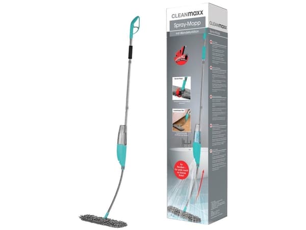 CLEANmaxx 11377, Akrylnitrilbutadienstyren (ABS), Mikrofiber, Polyester, Laminat, Klinkers, Vinyl, Trä, Våt, 700 ml, Mikrofiber, Plast, Stål