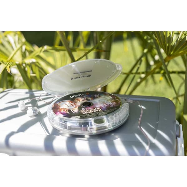 Lenco Bærbar CD-spiller med anti-sjokk Transparent