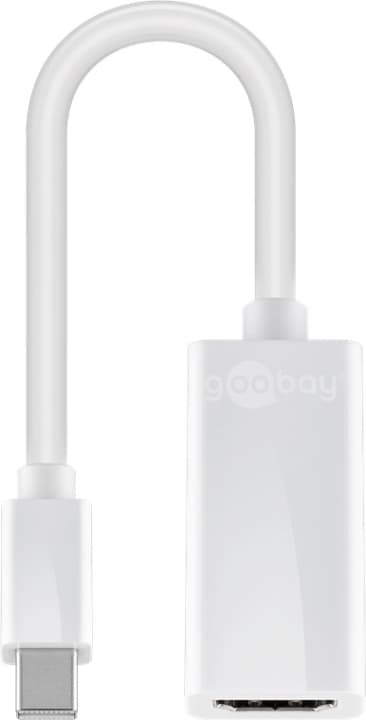 Goobay Mini DisplayPort™/HDMI™-adapterkabel 1.1 Mini DisplayPort-plugg &gt; HDMI™-kontakt (type A)