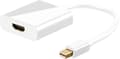 Pikkukuva 1 / 5: Goobay Mini DisplayPort™/HDMI™-adapterkabel 1.2, Guldpläterad Mini DisplayPort plugg > HDMI™-uttag (typ A)