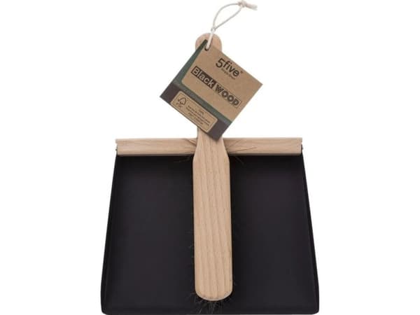 5five sopborste och sopskyffel för städning Eco Black