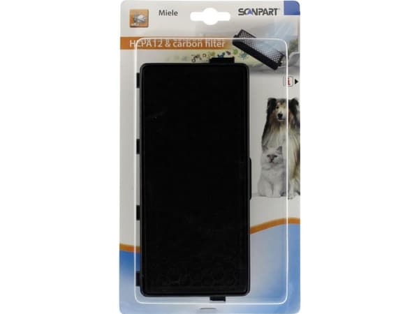 SCANPART 1190000204, Filter, Black, Miele S4000, S5000, S6000, Hanging box, 1 pc(s)