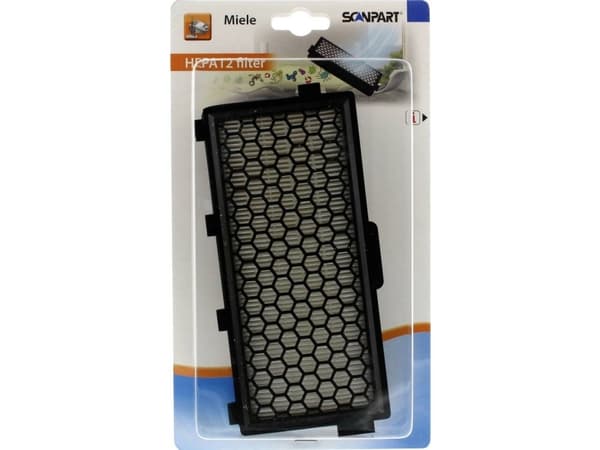 SCANPART 1190000201, Filter, Black, Miele S4000, S5000, S6000, S8000, Complete C2, Complete C3, Compact C1, Compact C2, Hanging box, 1 pc(s)