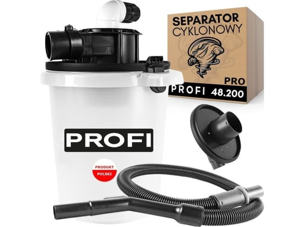 Master Profi 48.200 Cyclone separator 15 l Black Grey