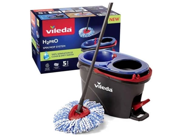 Vileda 178333 H2PRO Spin Mop Golvrengöring 1 st