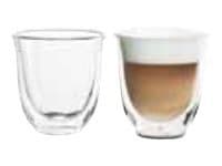 De'Longhi Cappuccino glas 190ml, set 2-pack