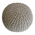 Miniatyrbild 3 av 4: Golvkudde Stickad pall pouf 2 st. Ø 55 cm h 37 cm grovt stickad
