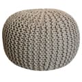 Miniatyrbild 2 av 5: Stickad pall kudde Sittpall pouf set 2 st. h 37 cm kudde grovt stickad