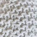 Miniatyrbild 4 av 5: 2 Sittpall pouf Ø 55 cm h 37 cm avstolens kudde grovt stickad