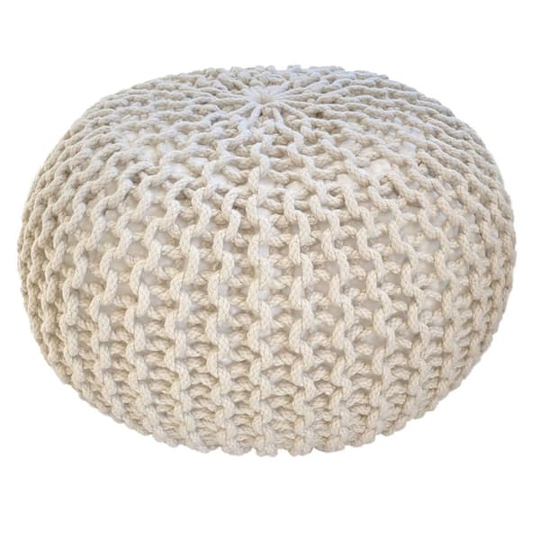 Puff Stickpall Pall Ø 55 cm Terrass Pool Trädgård Hållbar