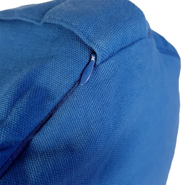 Yoga kuddar golv kudde lotus runt h 16 x Ø 31 cm tvättbart blå