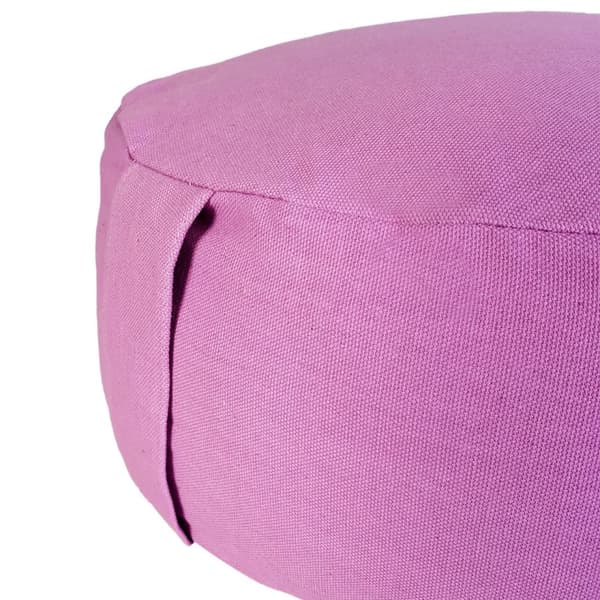 Yoga kuddar golv kudde lotus runt h 16 x Ø 31 cm tvättbart rosa