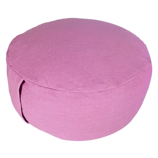 Yoga kuddar golv kudde lotus runt h 16 x Ø 31 cm tvättbart rosa