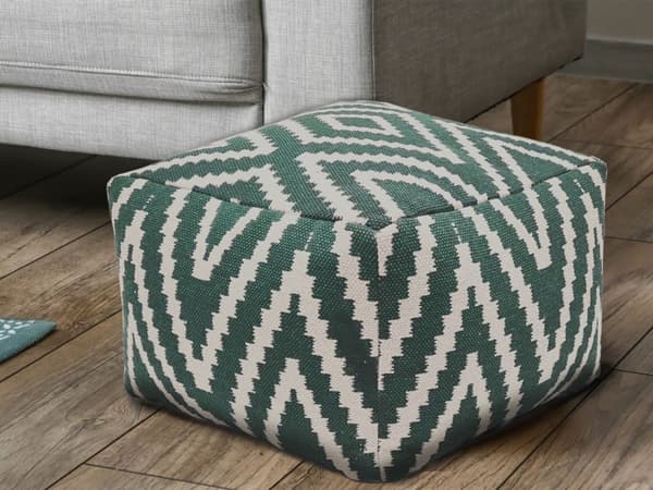 Fotpallar Seat Pall POUF GOLV PULOW PERU Turkos