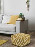 Miniatyrbild 3 av 5: Seat Dice Foot Palls Seat Pall POUF Gul