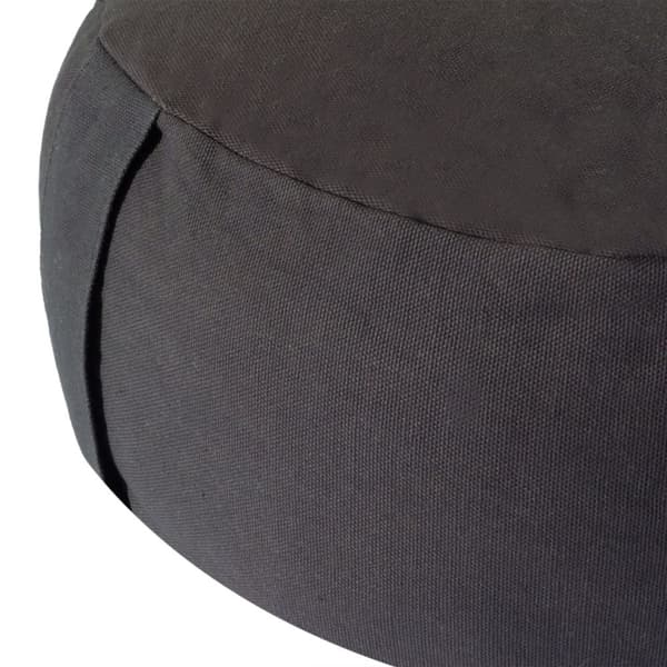 Yoga kuddar golv kudde lotus runt h 16 x Ø 31 cm tvättbart svart