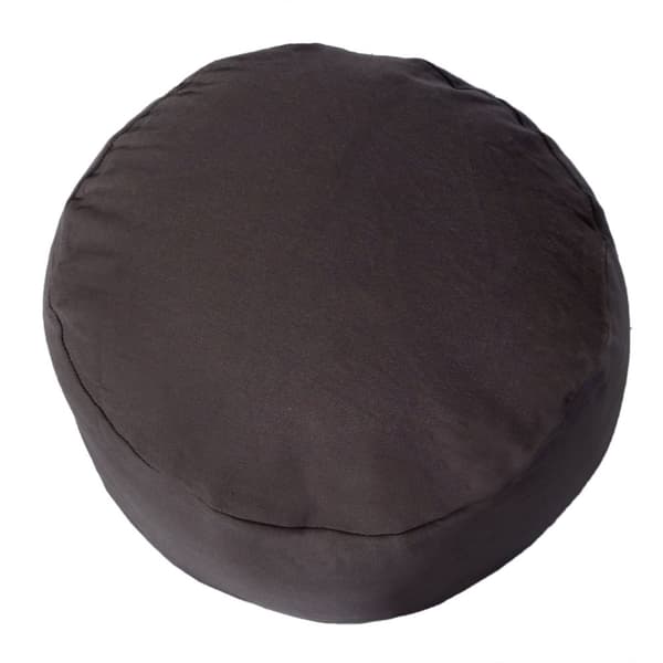 Yoga kuddar golv kudde lotus runt h 16 x Ø 31 cm tvättbart svart