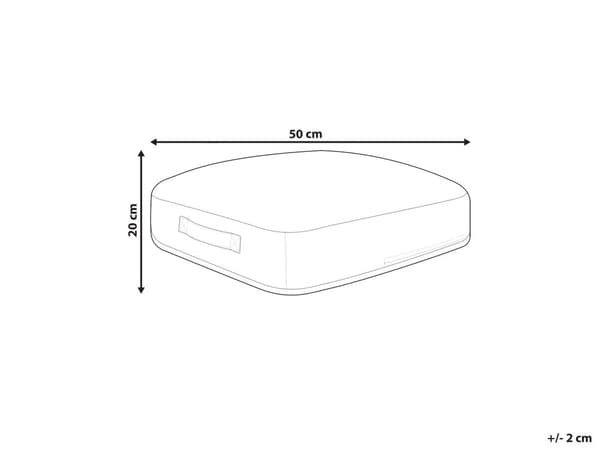 Golvkudde Flerfärgad Bomull 50 x 50 x 20 cm Abstrakt Mönster Fyrkantig Tyg Sittpuff