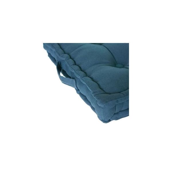 Golvkudde 40 x 40 x 8 cm Atmosphéra - Duck Blue