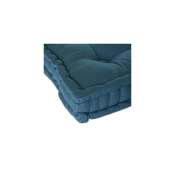 Golvkudde 40 x 40 x 8 cm Atmosphéra - Duck Blue