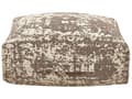 Pikkukuva 4 / 7: Lattiatyyny beige/ruskea puuvilla 50 x 50 x 20 cm abstrakti kuviointi rahi
