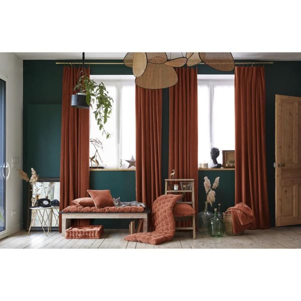 Golvmadrass 60 x 120 cm "César" Cotton Velvet - César Terracotta
