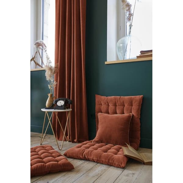 Golvmadrass 60 x 120 cm "César" Cotton Velvet - César Terracotta