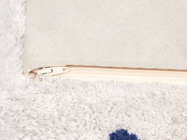 Gulvpute Hvit og Flerfarget Bomull 55 x 55 x 20 cm Geometrisk Mønster Firkantet Stoff Sittepute