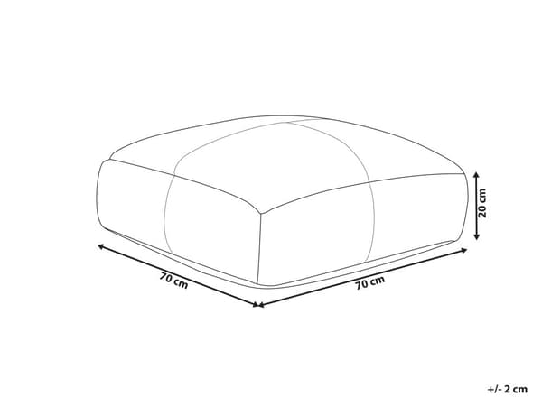 Golvkudde Flerfärgad Bomull EPS Pärlor Fyllning 70 x 70 x 20 cm Handgjord Återvunnet Material Fyrkant Boho Stil Vardagsrum Hemtillbehör